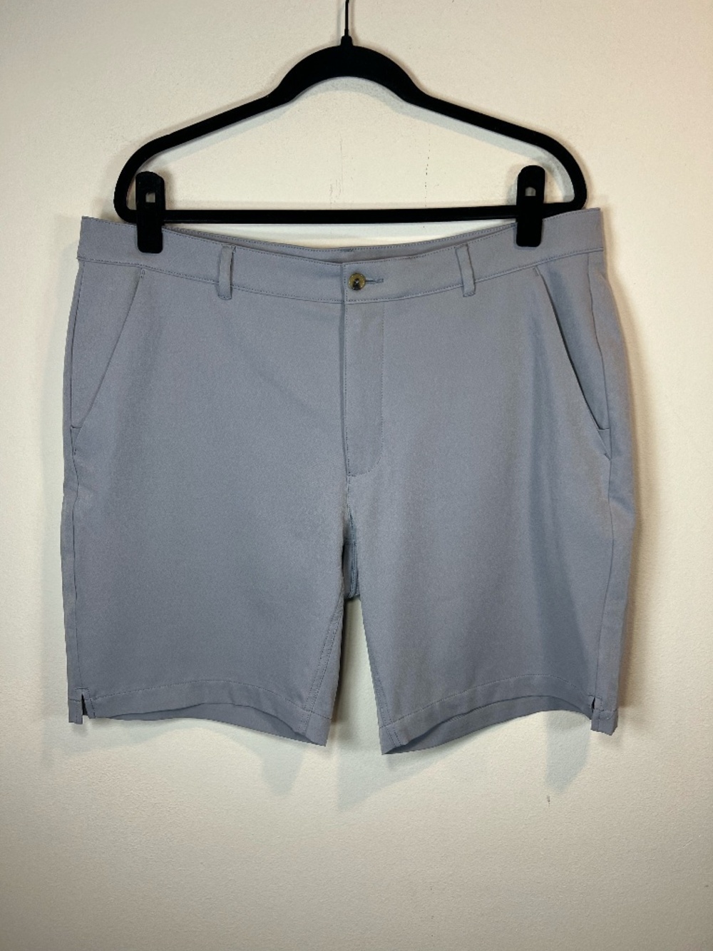 Levelwear Airspeed 9" Shorts Gray Performance Stretch Pockets Golf Summer  Sz 38